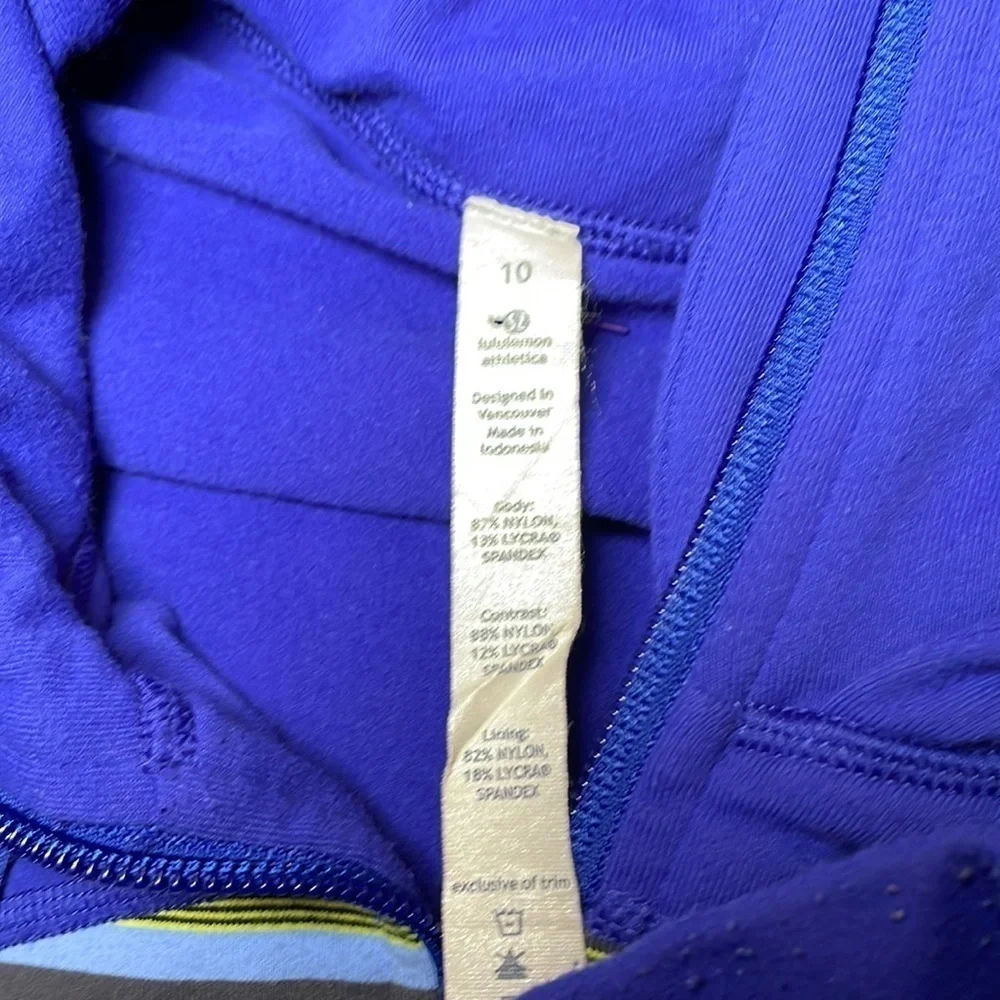 LULULEMON Full Zip Hoodie Size 10